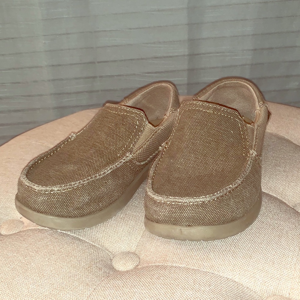 Boys Crocs canvas slip on